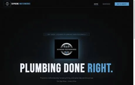 Supreme Waterworks website